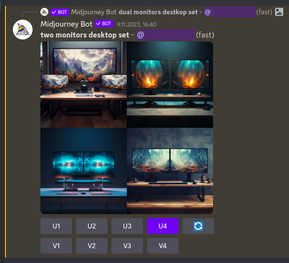 Midjourney prompt /imagine two monitors desktop set - Mentor Junior Java Developer