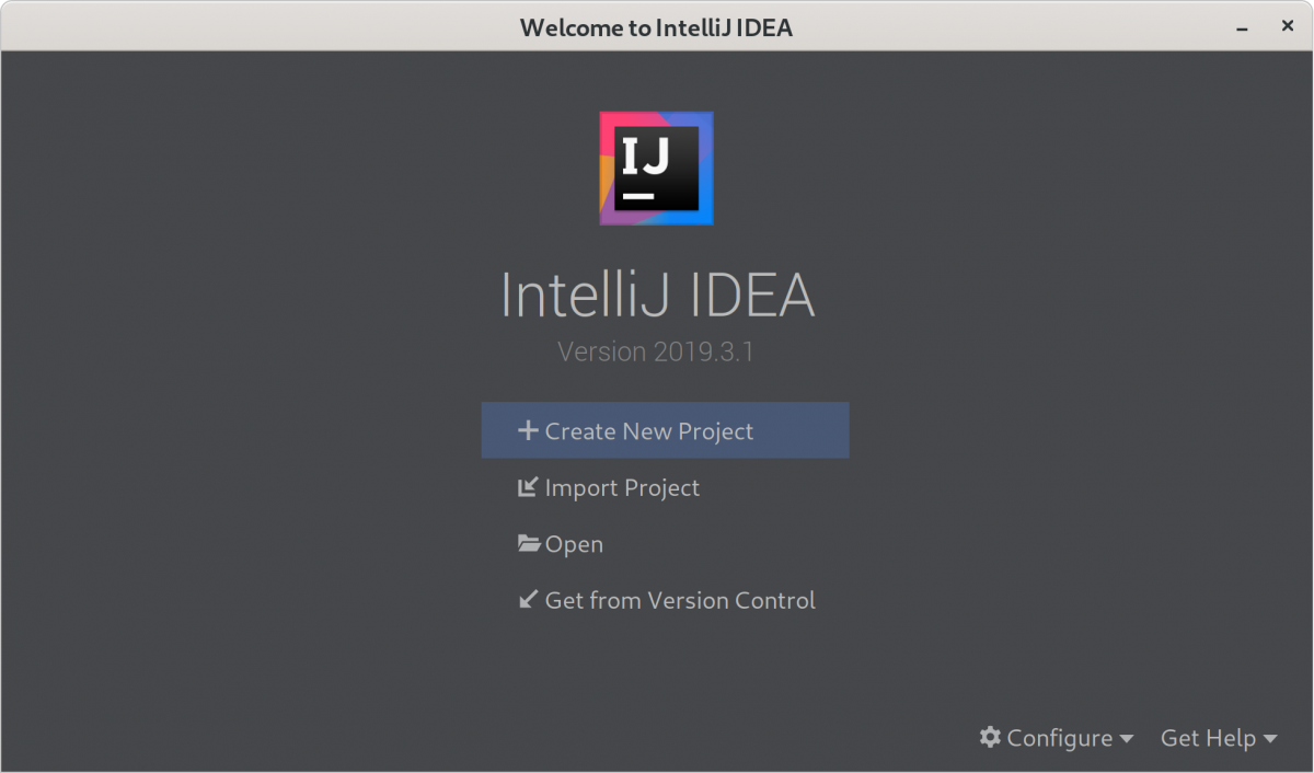 Tworzenie nowego projektu - pierwsze uruchomienie IntelliJ